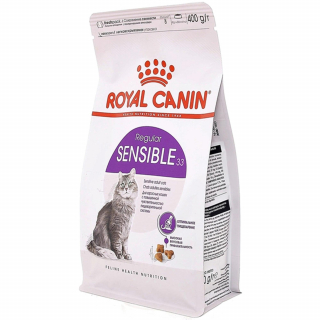 Корм сухой Royal Canin Sensible 33 для кошек с чувствительным пищеварением, привередливых в еде,от 1-го года до 10-ти лет, 0.4 кг