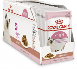 Корм консервированный Royal Canin Kitten, для котят до 12 месяцев, соус, 24 шт по 85 г