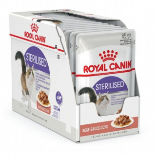 Влажный корм для стерилизованных кошек Royal Canin х 85 г (кусочки в соусе)