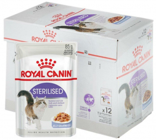 Влажный корм для стерилизованных кошек Royal Canin  х 85 г (кусочки в желе)