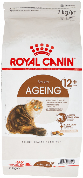 Сухой корм для пожилых кошек Royal Canin Ageing 12+, профилактика МКБ 2 кг