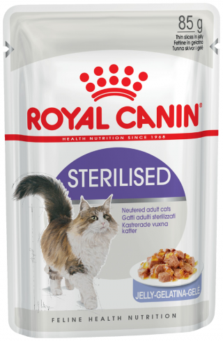 Влажный корм для стерилизованных кошек Royal Canin  х 85 г (кусочки в желе)